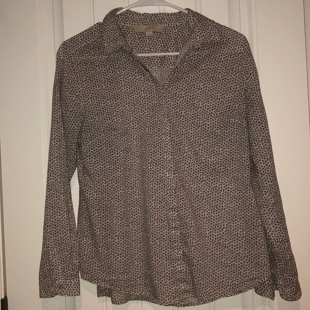 Loft long sleeved blouse